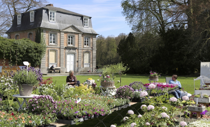 La Foire de jardin au parc du Château d'Enghien 1