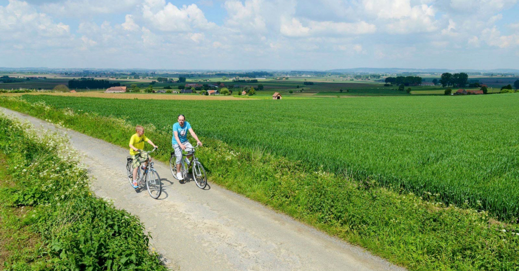 À vélo, entre Mont-Saint-Aubert et Plaines de l’Escaut